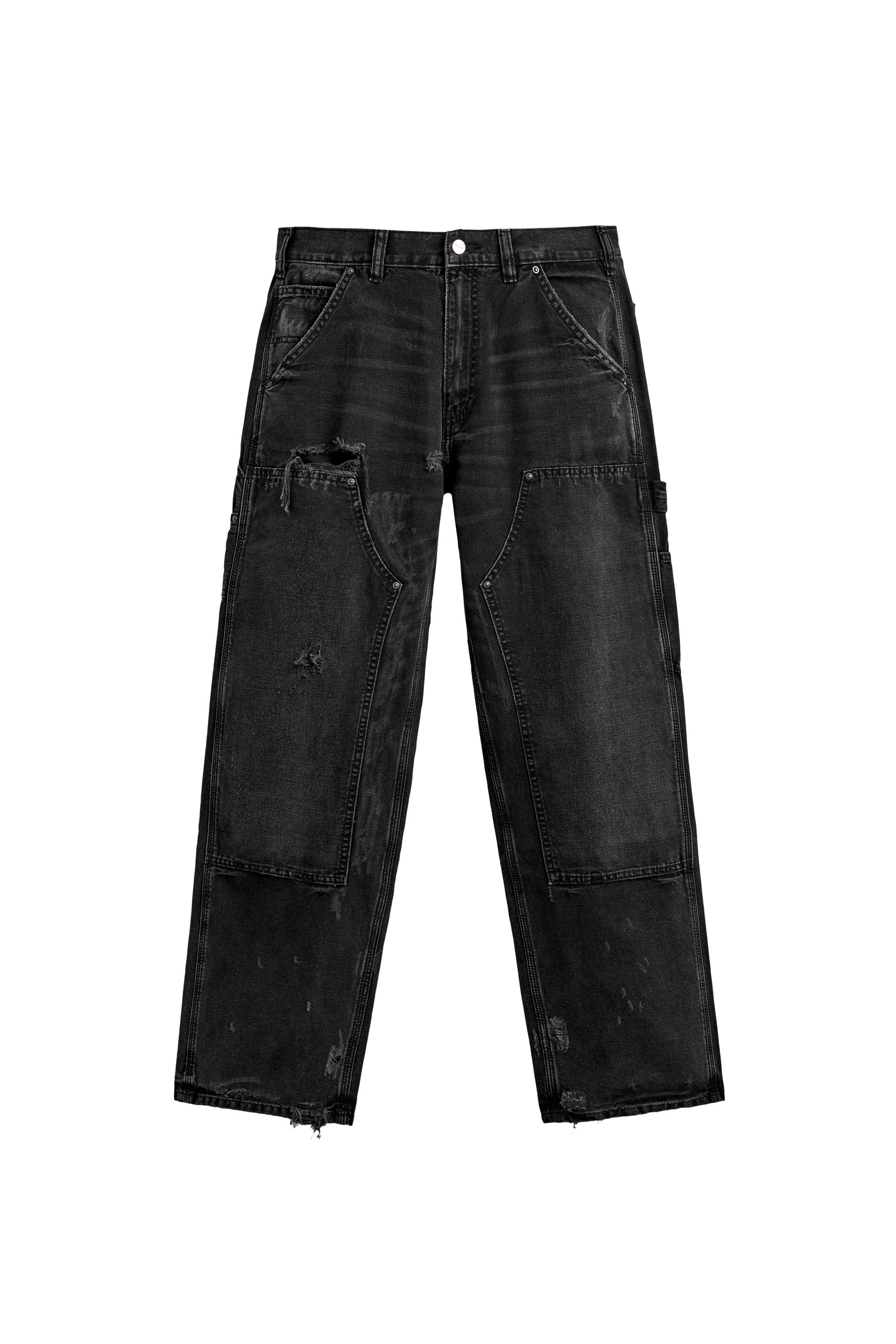 FADED CARPENTER JEANS - Black | ZARA New Zealand