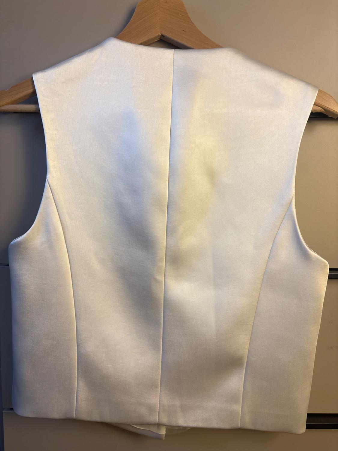 ZW COLLECTION SATIN WAISTCOAT - Image 8