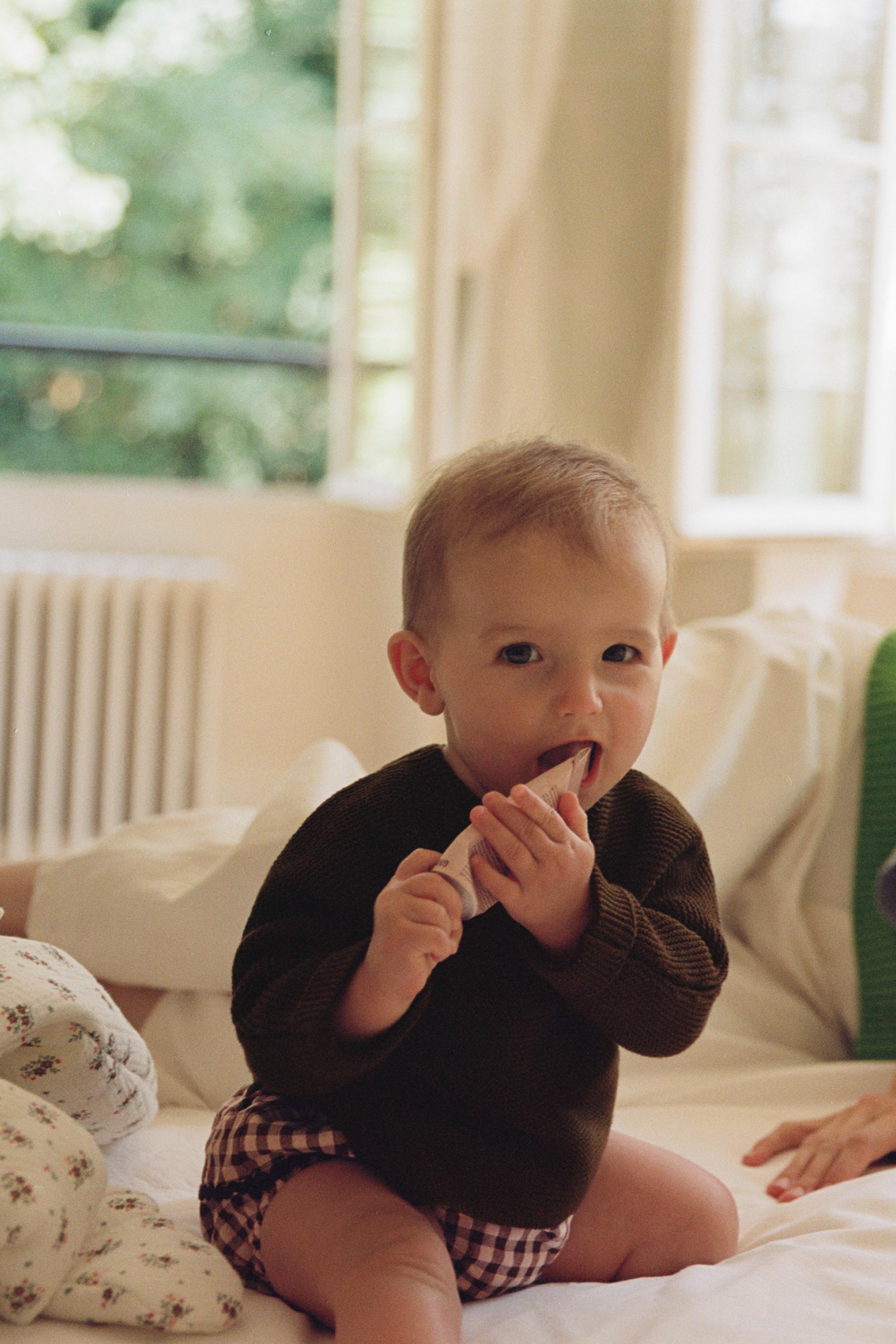 GILET CROISÉ EN MAILLE LINKS
