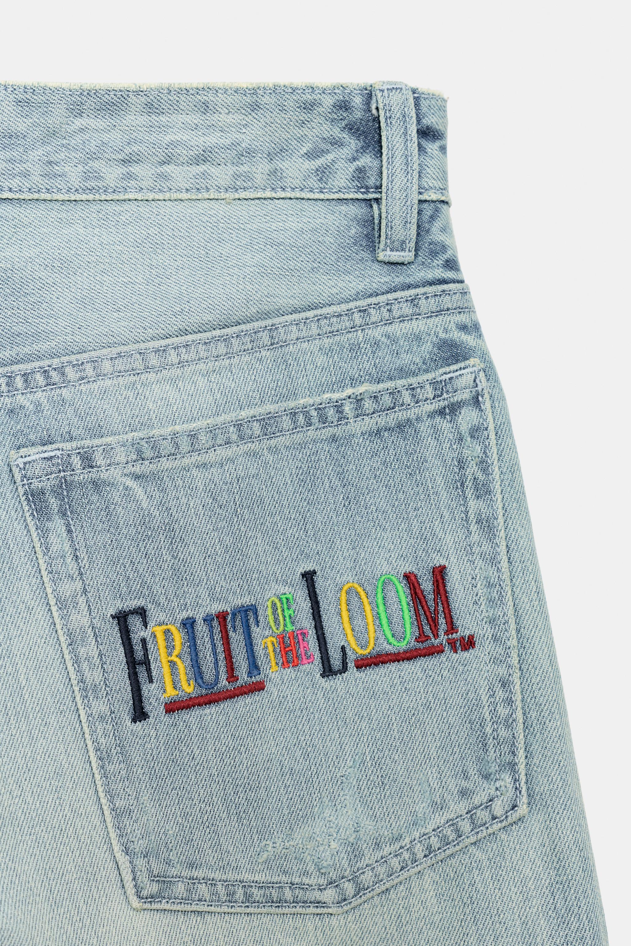 JEAN BOYFRIEND COMBINÉ FRUIT OF THE LOOM™