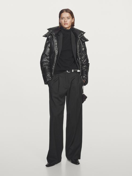 Water-repellent puffer jacket