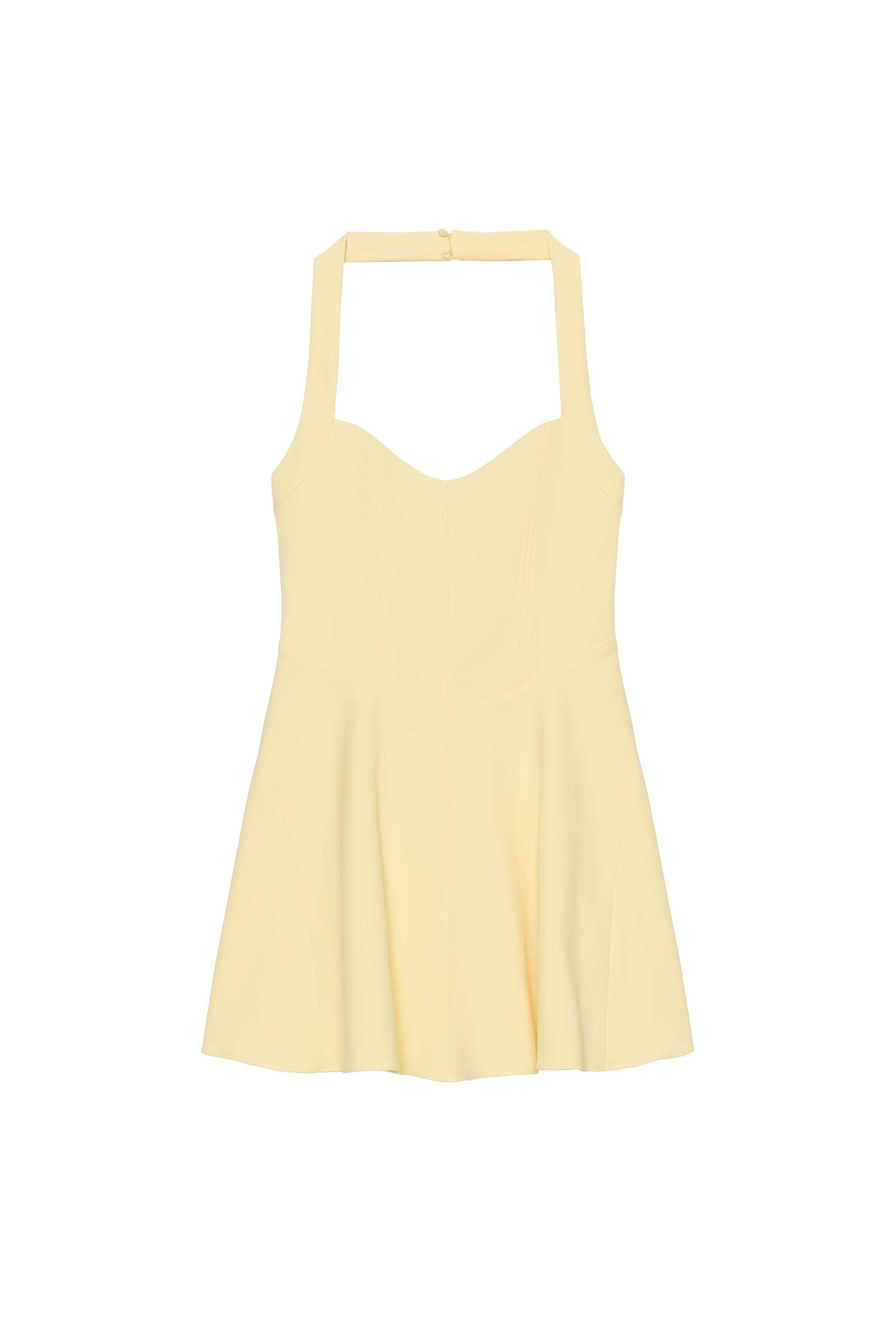 HALTER SWING DRESS - Yellow | ZARA United States