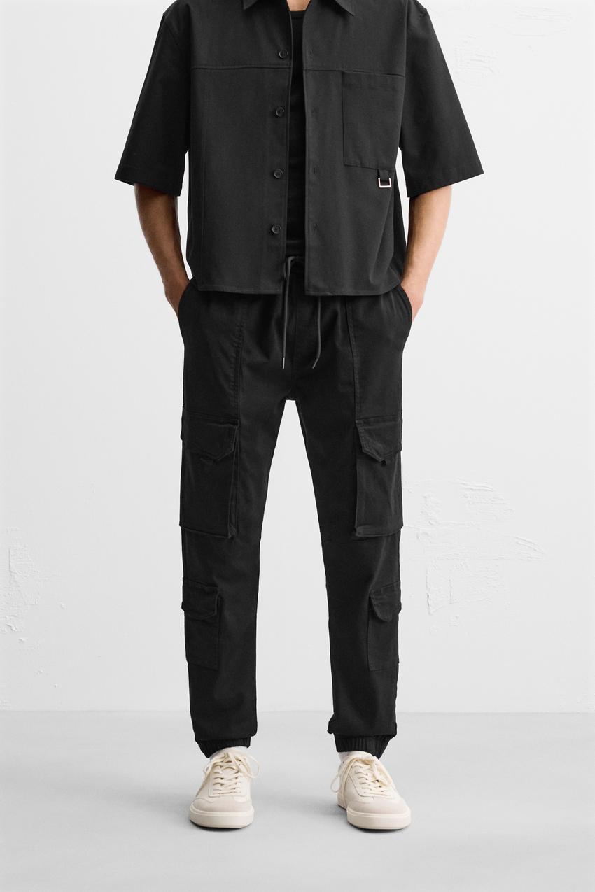 POCKET CARGO PANTS - Black | ZARA United States