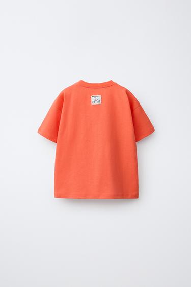 WOODY TOY STORY © DISNEY PIXAR PATCH T-SHIRT - Orange by Zara - Image 1