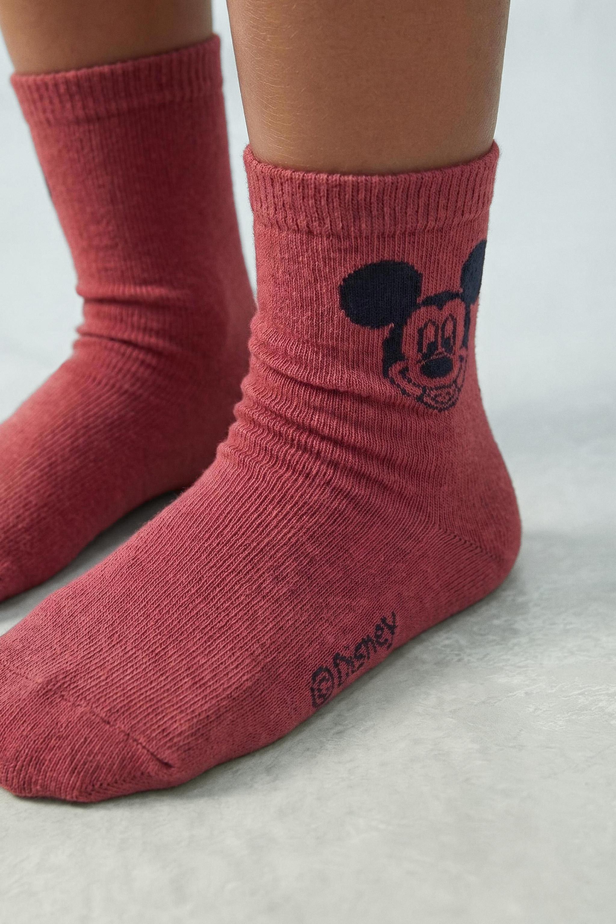 LOT DE QUATRE PAIRES CHAUSSETTES MI-HAUTES MICKEY MOUSE AND FRIENDS © DISNEY