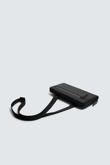 RUBBERISED WALLET - Black by Zara - Image 1