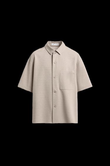 SOBRECAMISA CONFORT NON IRON - Tostado claro de Zara