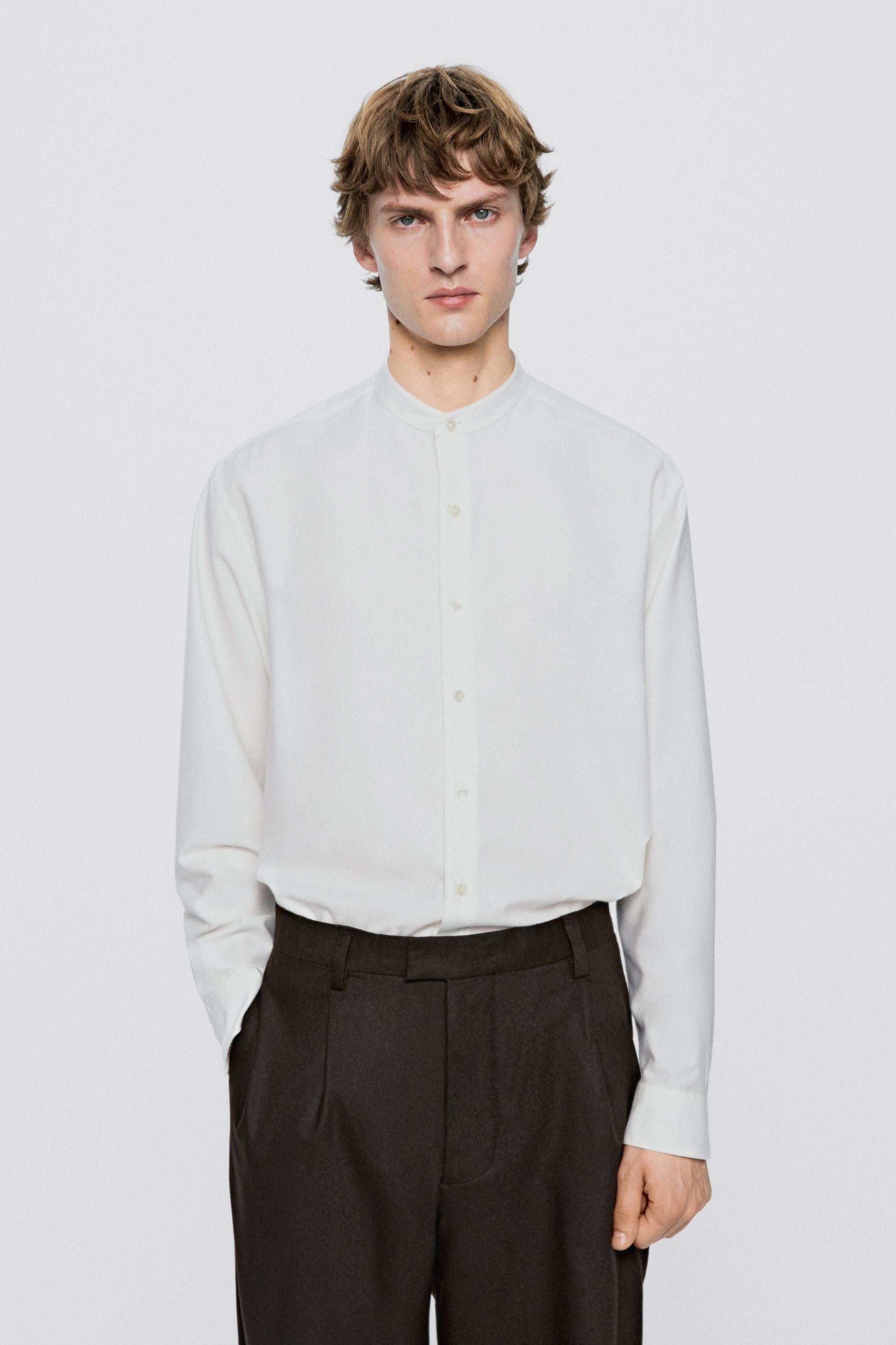 Regular fit stand collar shirt - LIMITED EDITION