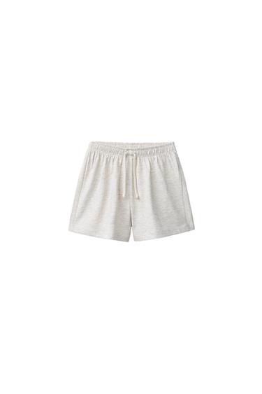 BASIC BERMUDA SHORTS - Sand / Marl by Zara