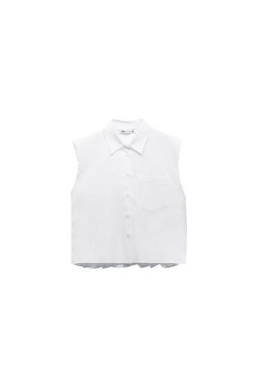 PUFFY POPLIN SHIRT