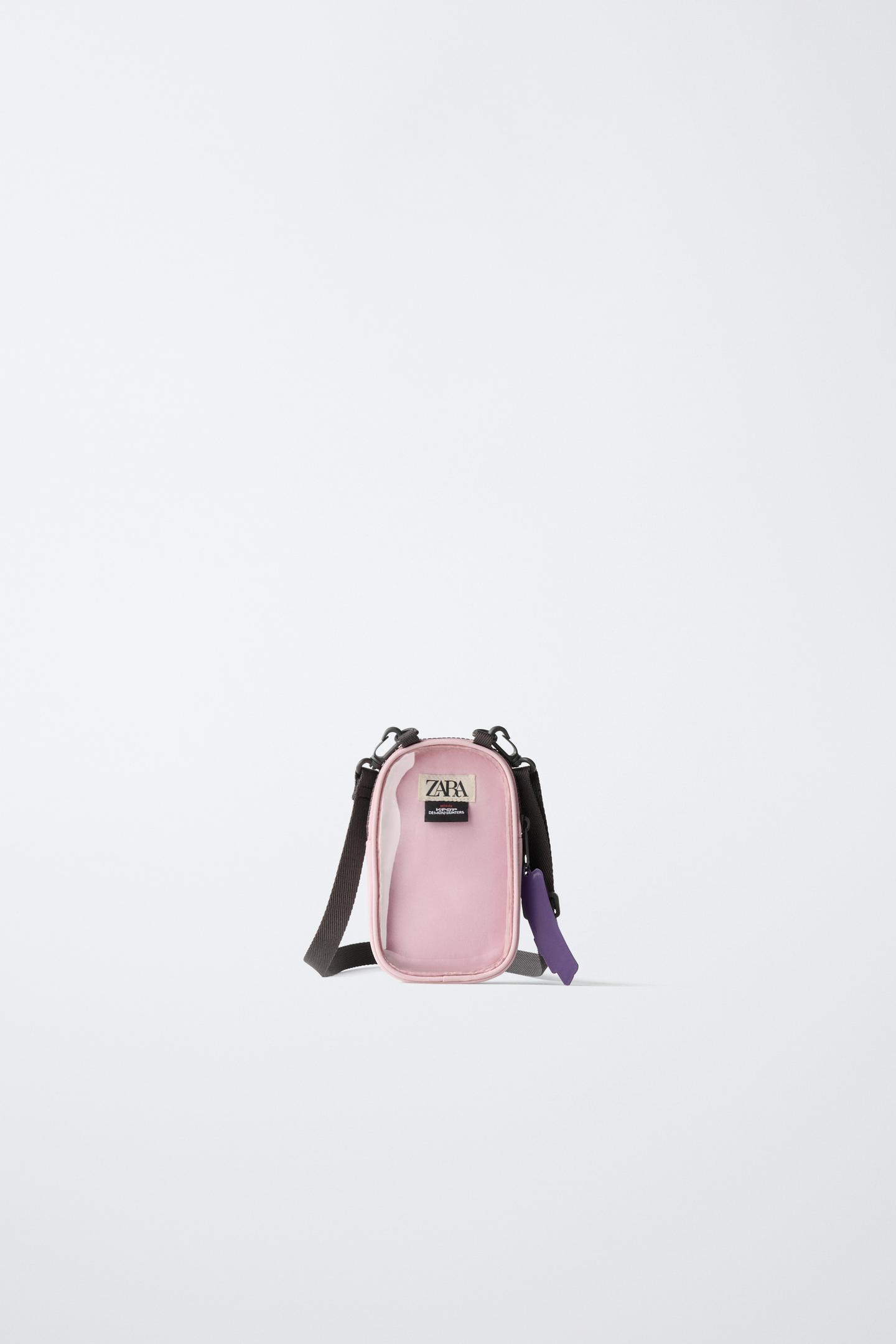 Детская сумка Zara Kpop Demon Hunters™ Netflix© Phone, цвет: Розовый — фото 5