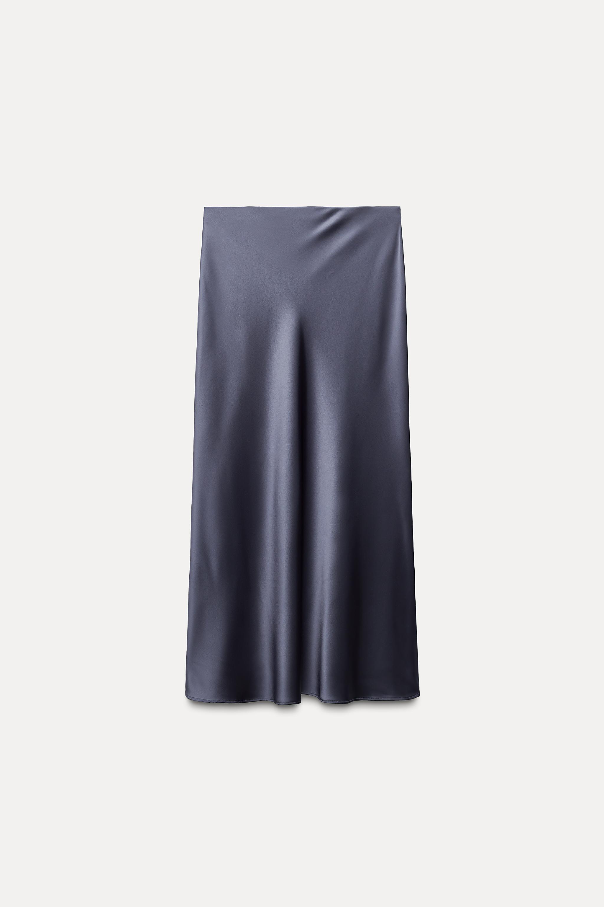 Jupe longue fashion satin zara