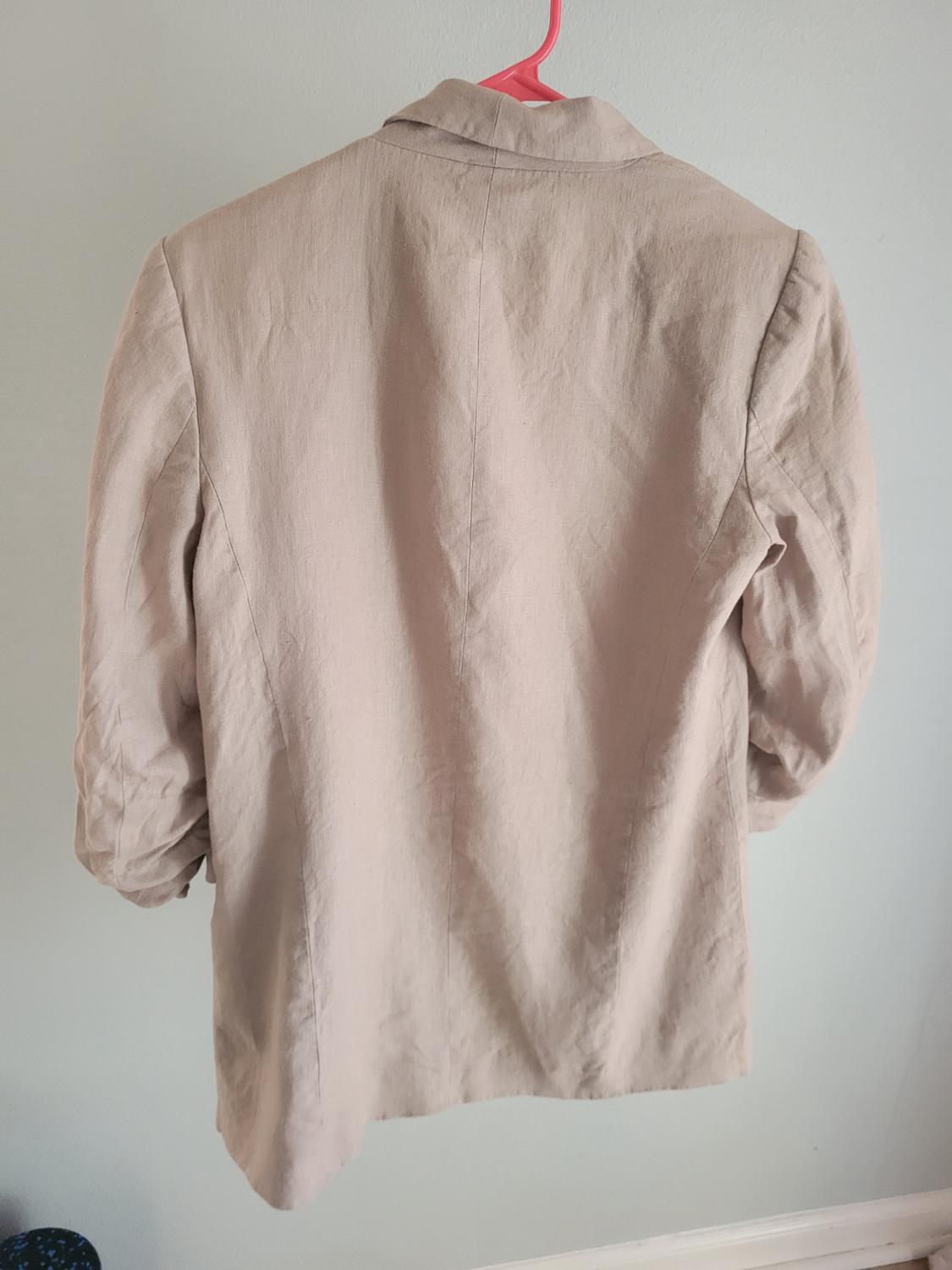 LINEN BLAZER WITH POCKETS - Image 2