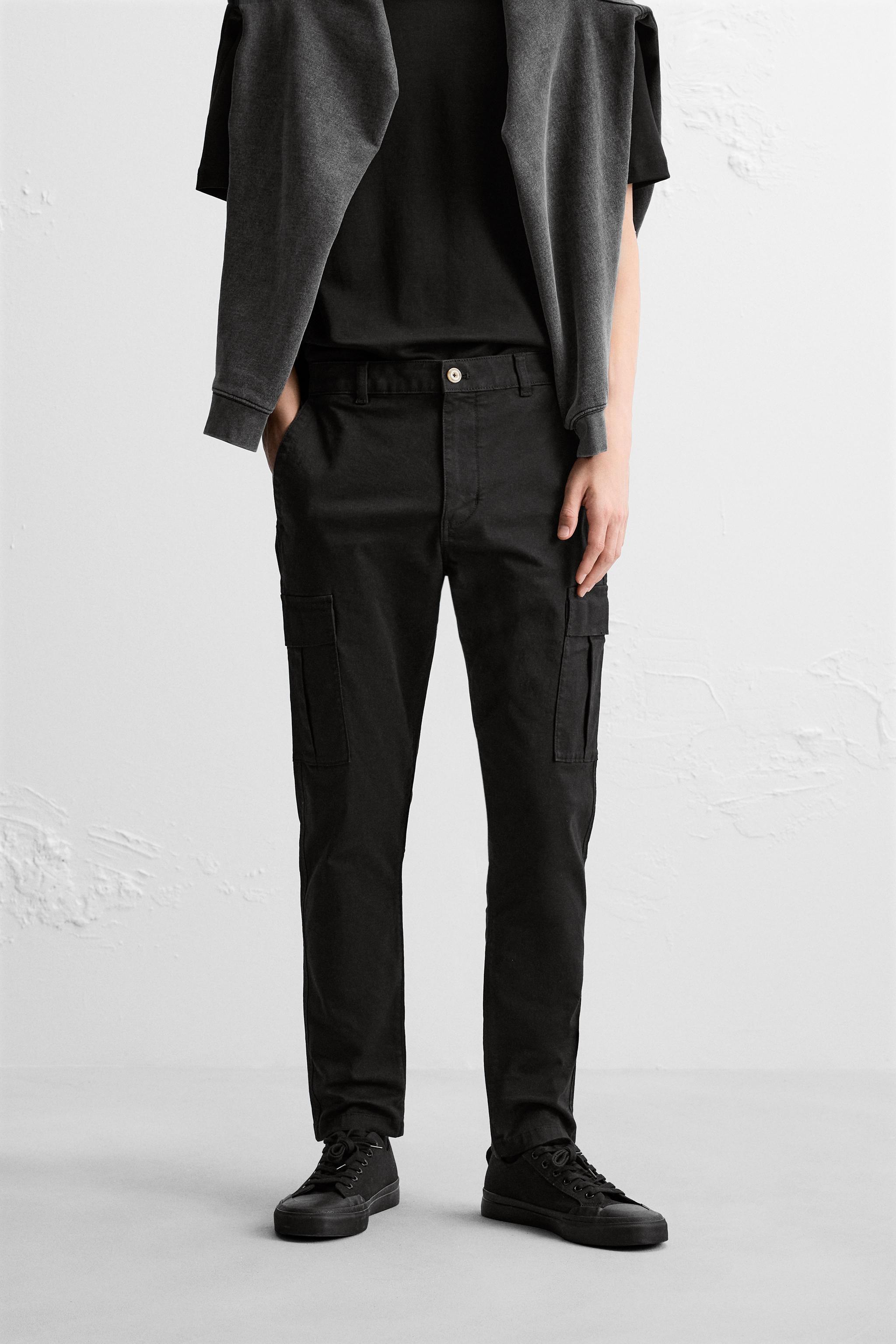 Pantalon noir homme zara fashion