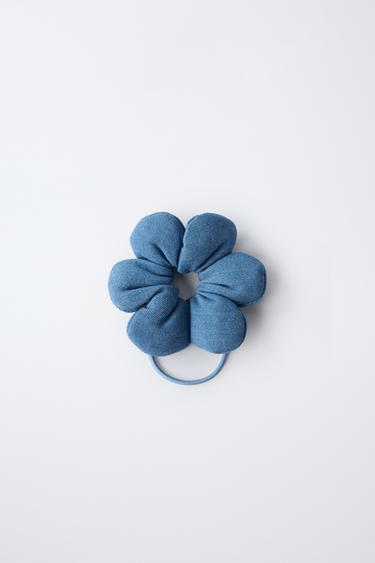 CHOUCHOU FLEUR DENIM - Bleu de Zara - Image 3