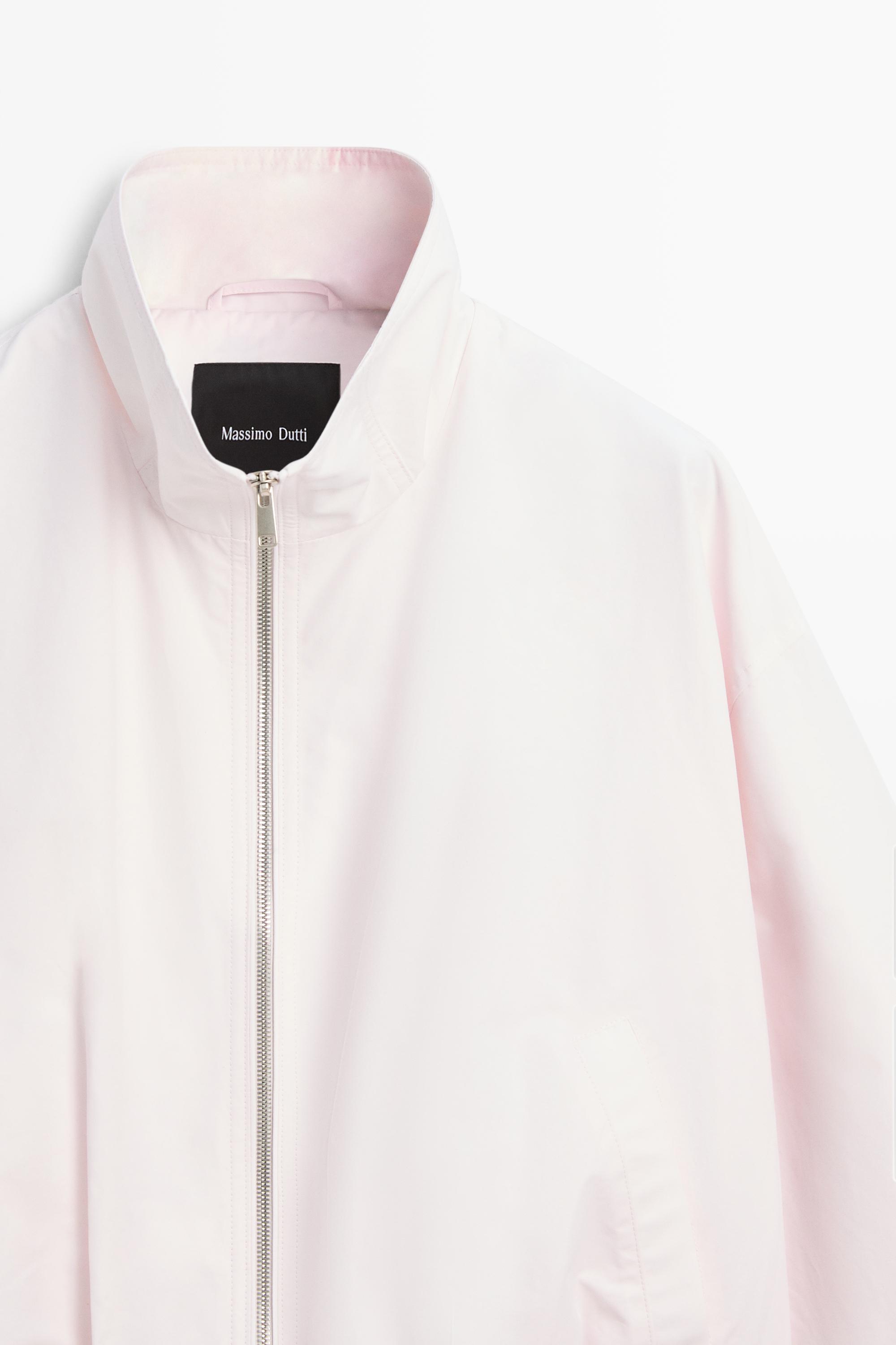 Veste bomber à col montant