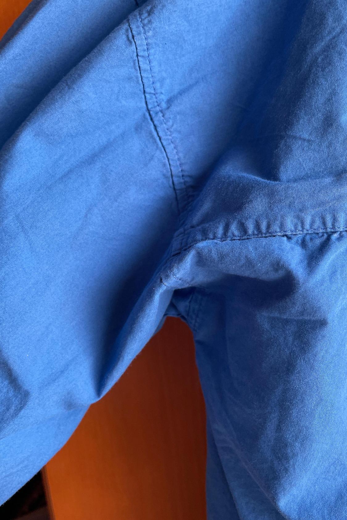 OVERSISED BLUE POPLIN SHIRT - Image 3