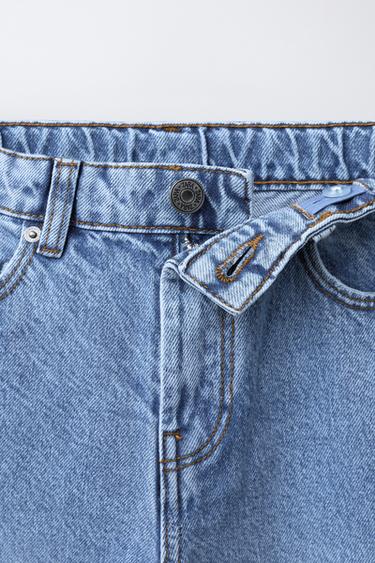 EMBROIDERED BALLOON JEANS - Blue by Zara - Image 2