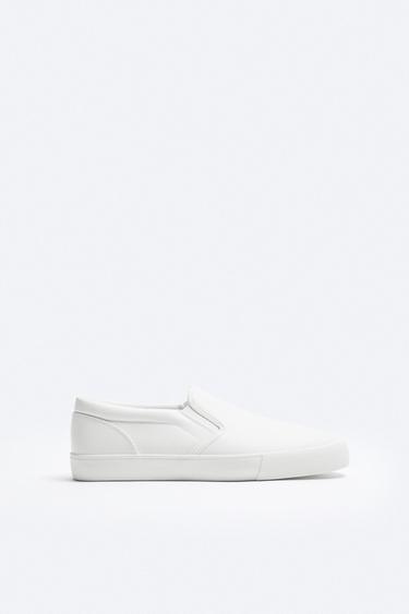 EMBOSSED TRAINERS - White by Zara