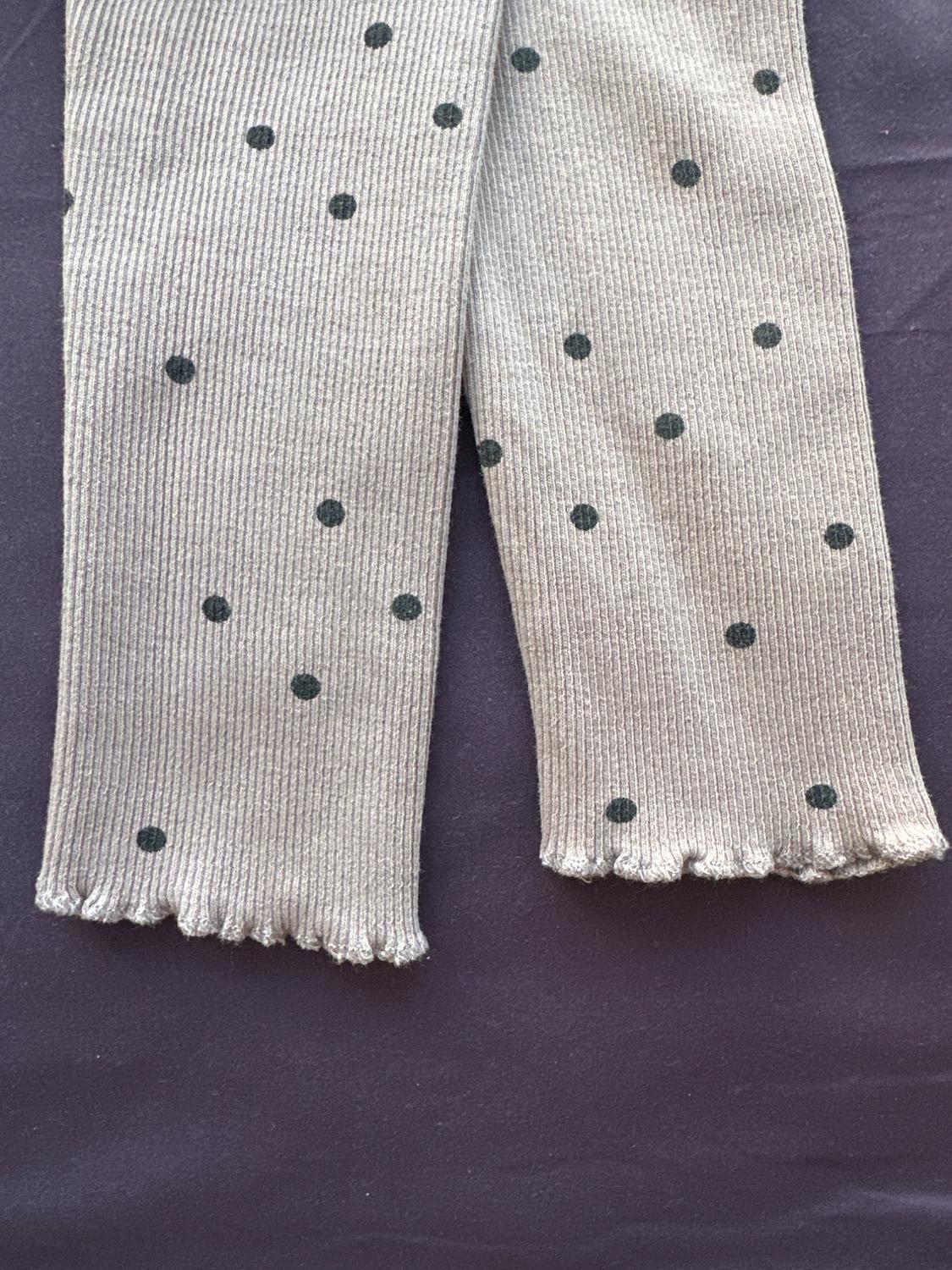 POLKA DOTS RIBBED LEGGINGS - Image 5