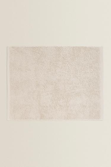 TAPIS DE BAIN UNI BASE ANTIDÉRAPANTE - Sable de Zara