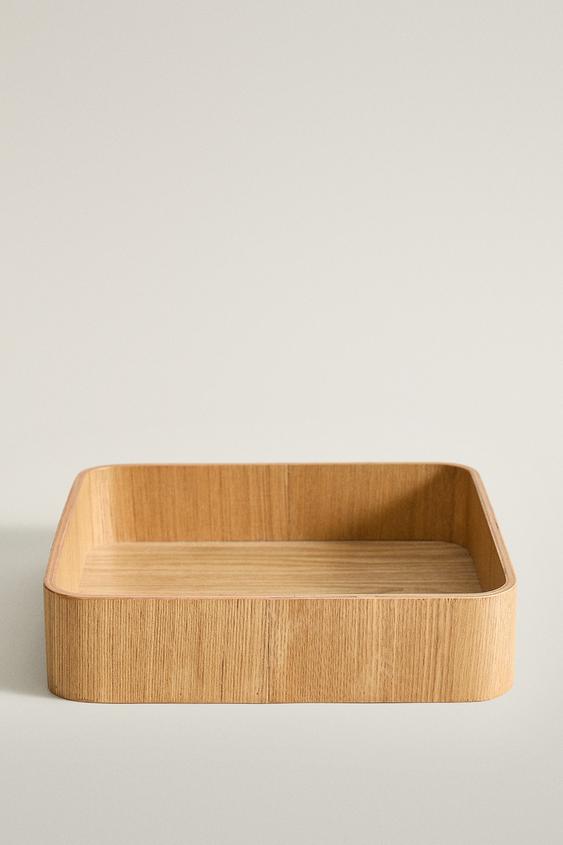 PORTASERVILLETAS MADERA - Beige claro de Zara - Imagen 0