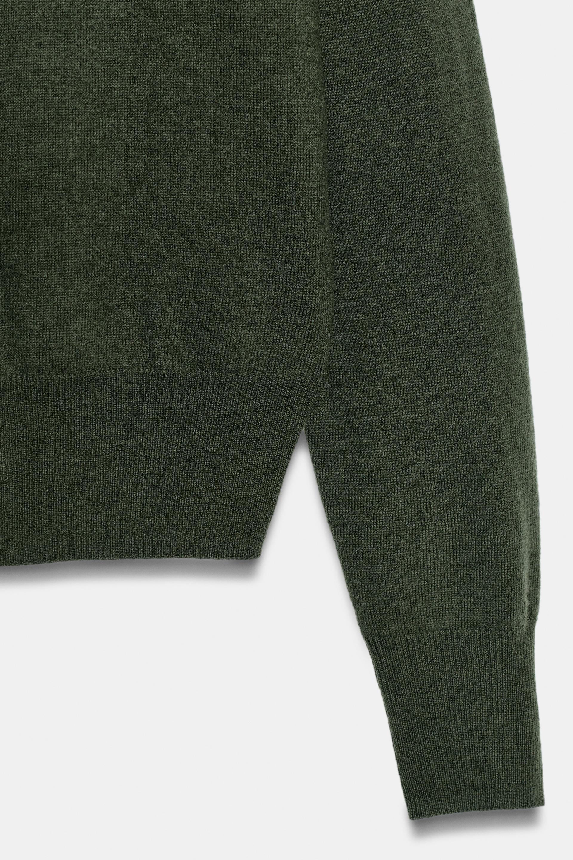 EXTRA-SOFT 100% WOOL V-NECK SWEATER thumbnail 6
