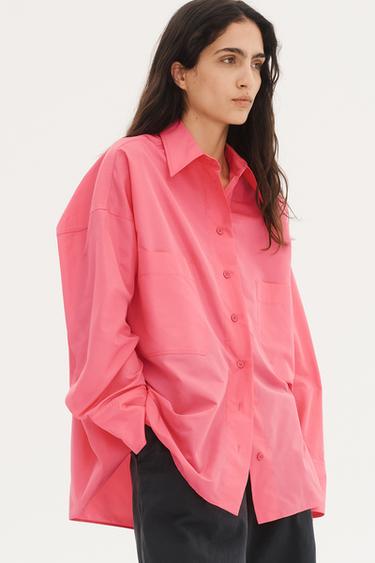 CHEMISE À POCHES - THE ITEM ZARA WOMAN - Rose de Zara
