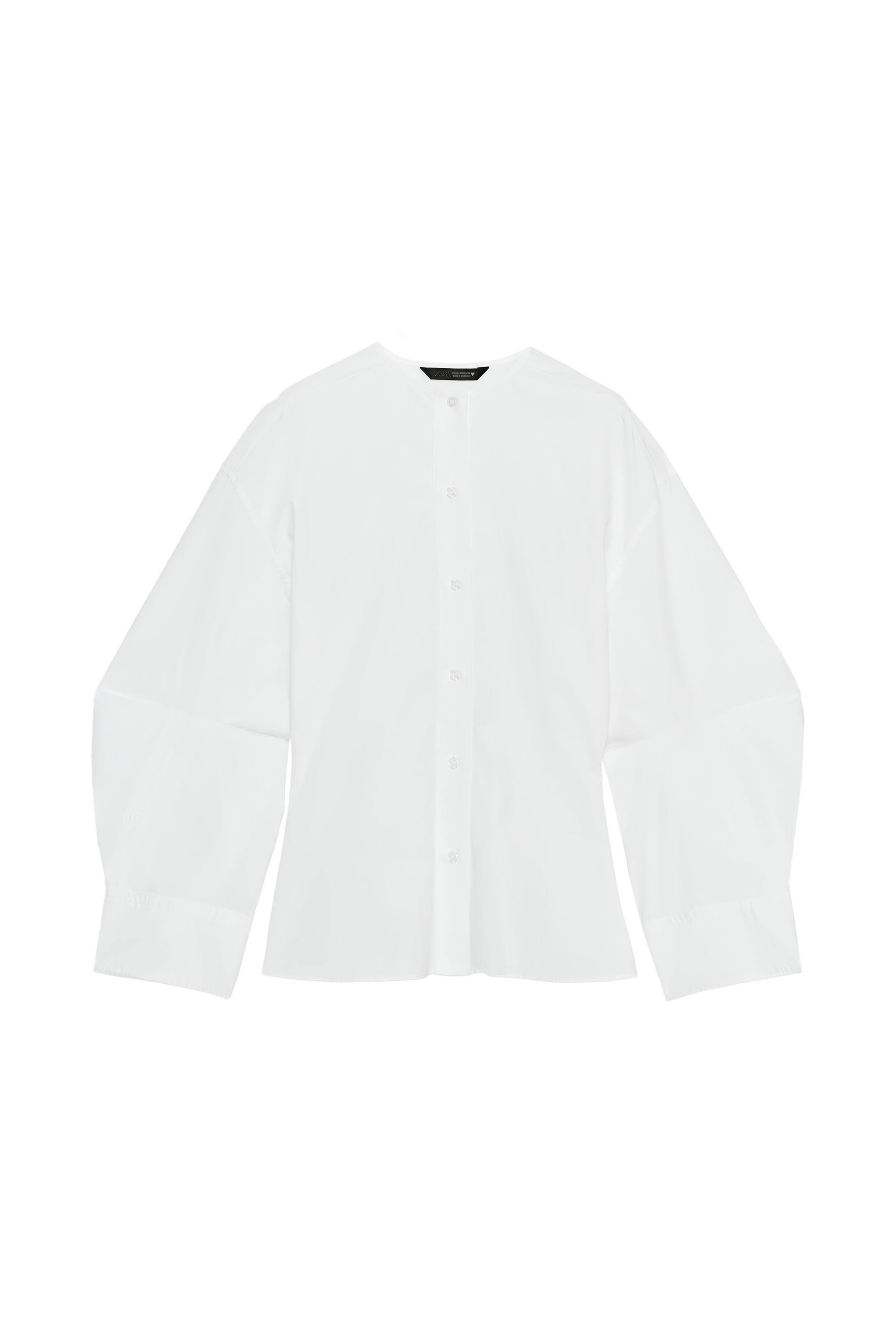 CAMISA POPELÍN MANGA VOLUMEN