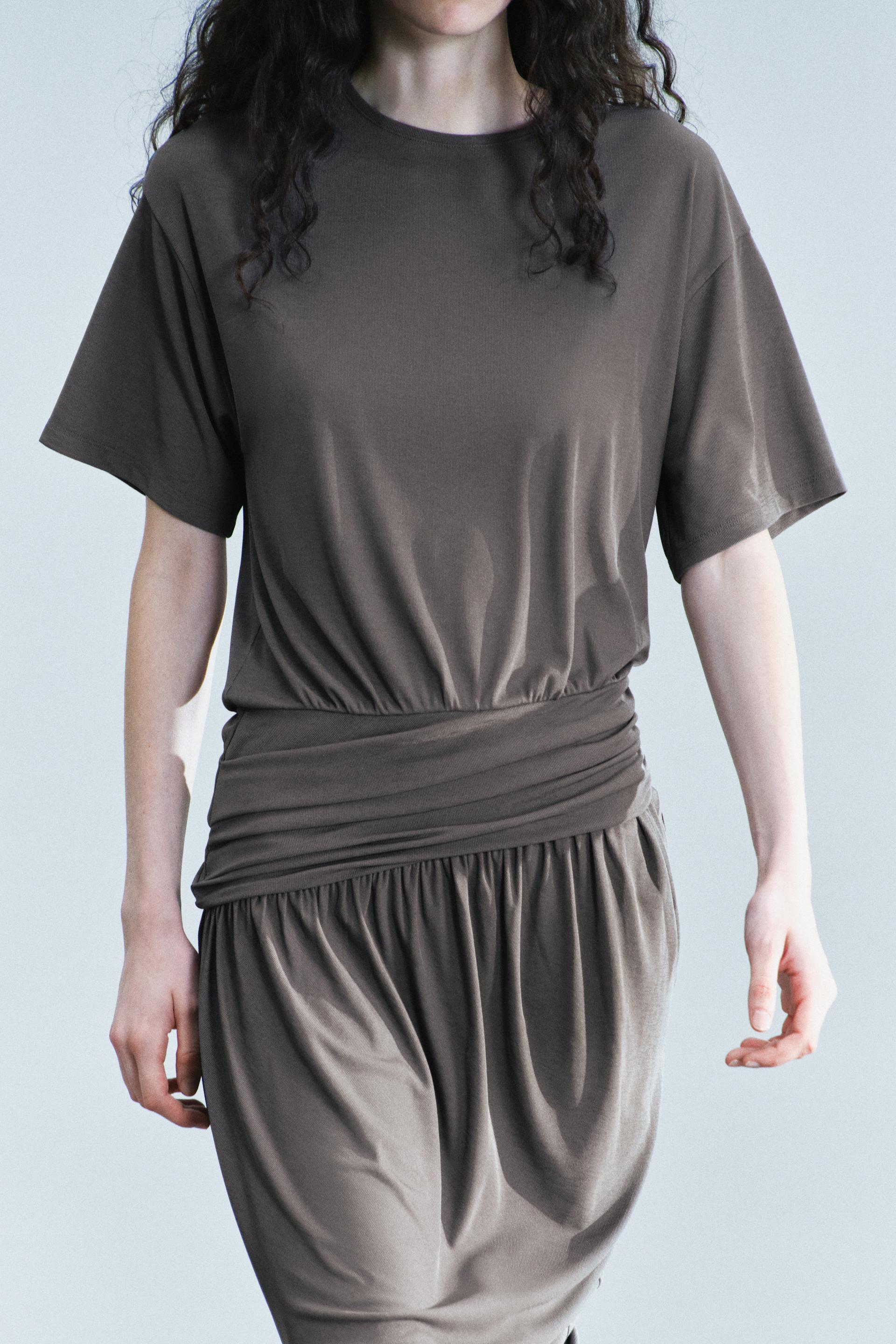 DRAPED DRESS thumbnail 4