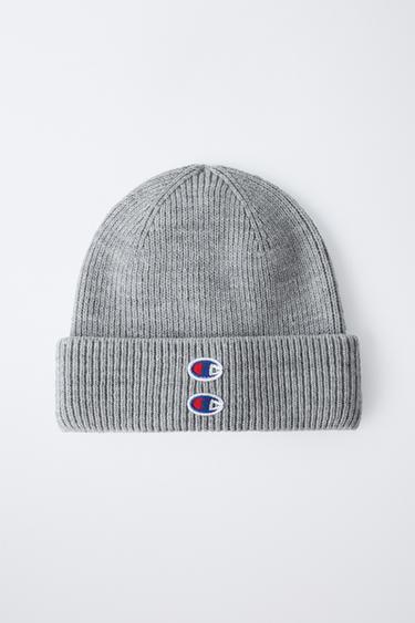 CHAMPION ® X ZARA KNIT BEANIE - Grey marl by Zara - Image 3