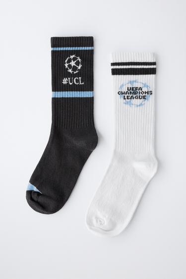 2-PACK OF UEFA CHAMPIONS LEAGUE ® LONG SOCKS - White by Zara - Image 3