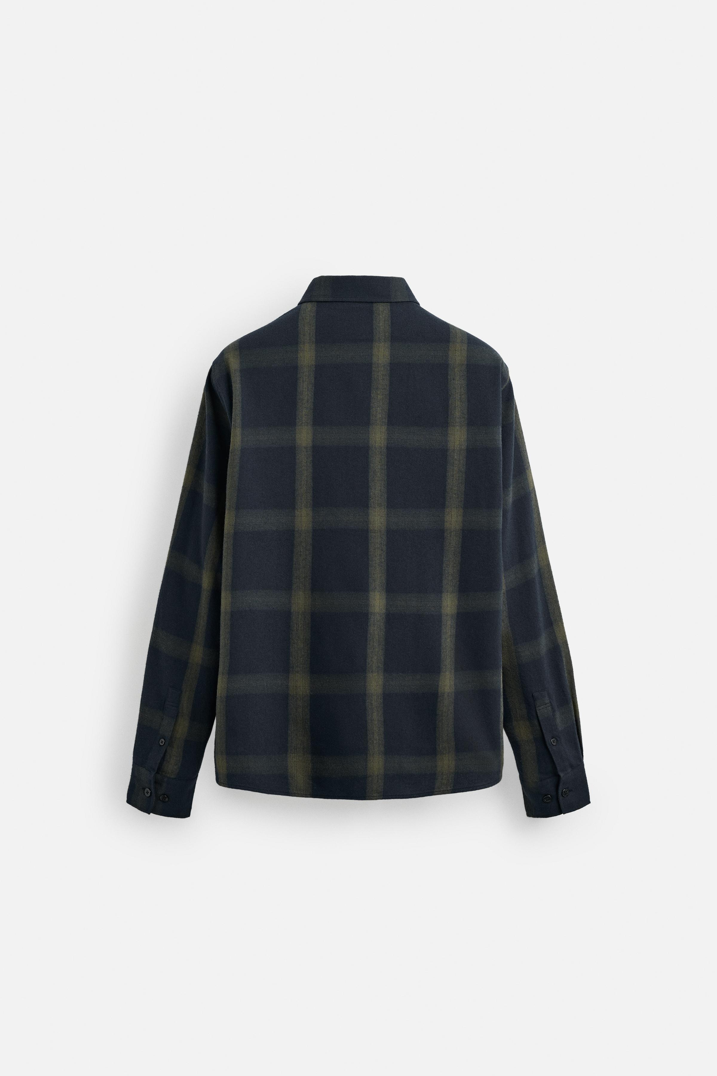 チェック柄シャツ - エクリュ | ZARA Japan / 日本