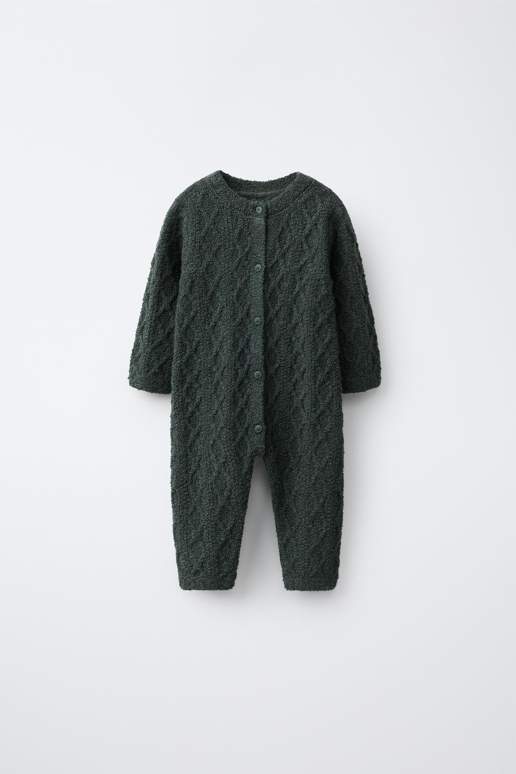 CABLE-KNIT JUMPSUIT