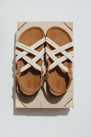 ROPE SANDALS - Brown by Zara