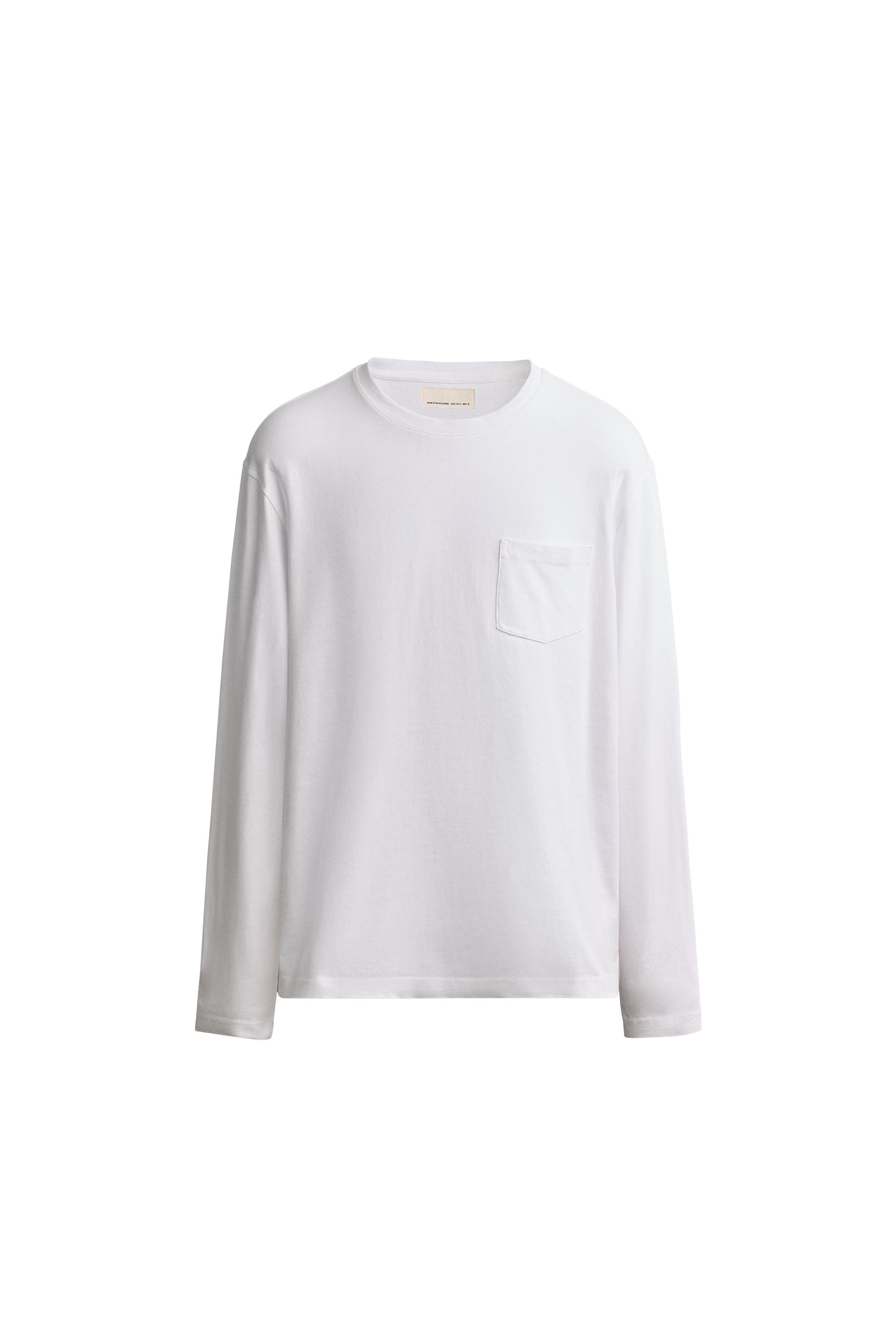 CAMISETA REGULAR FIT MANGA LARGA