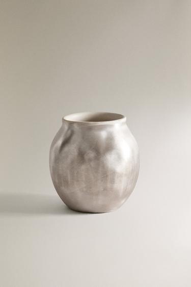 REAL SILVER VASE - Silver by Zara