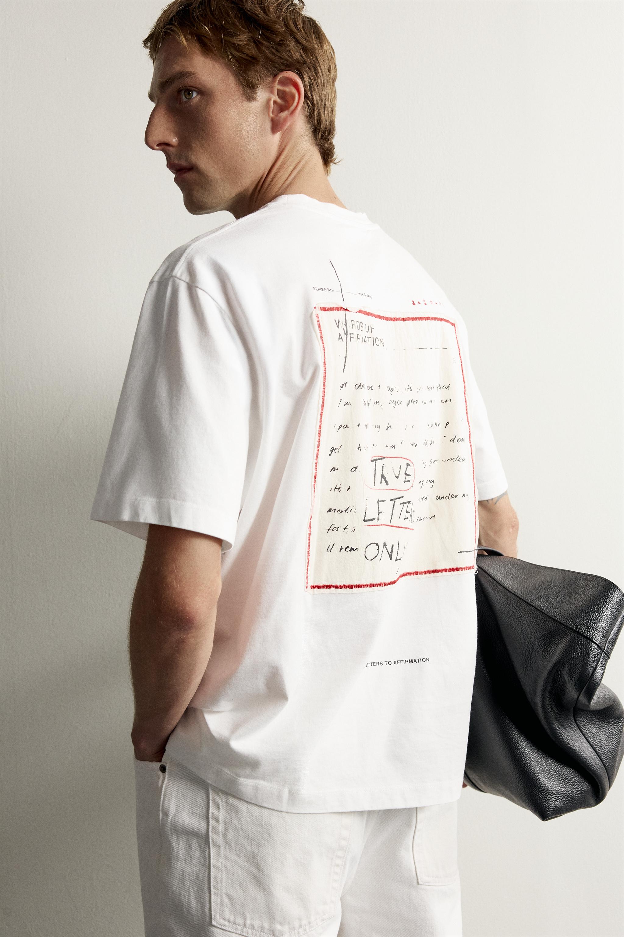 RELAXED FIT PATCH PRINT T-SHIRT