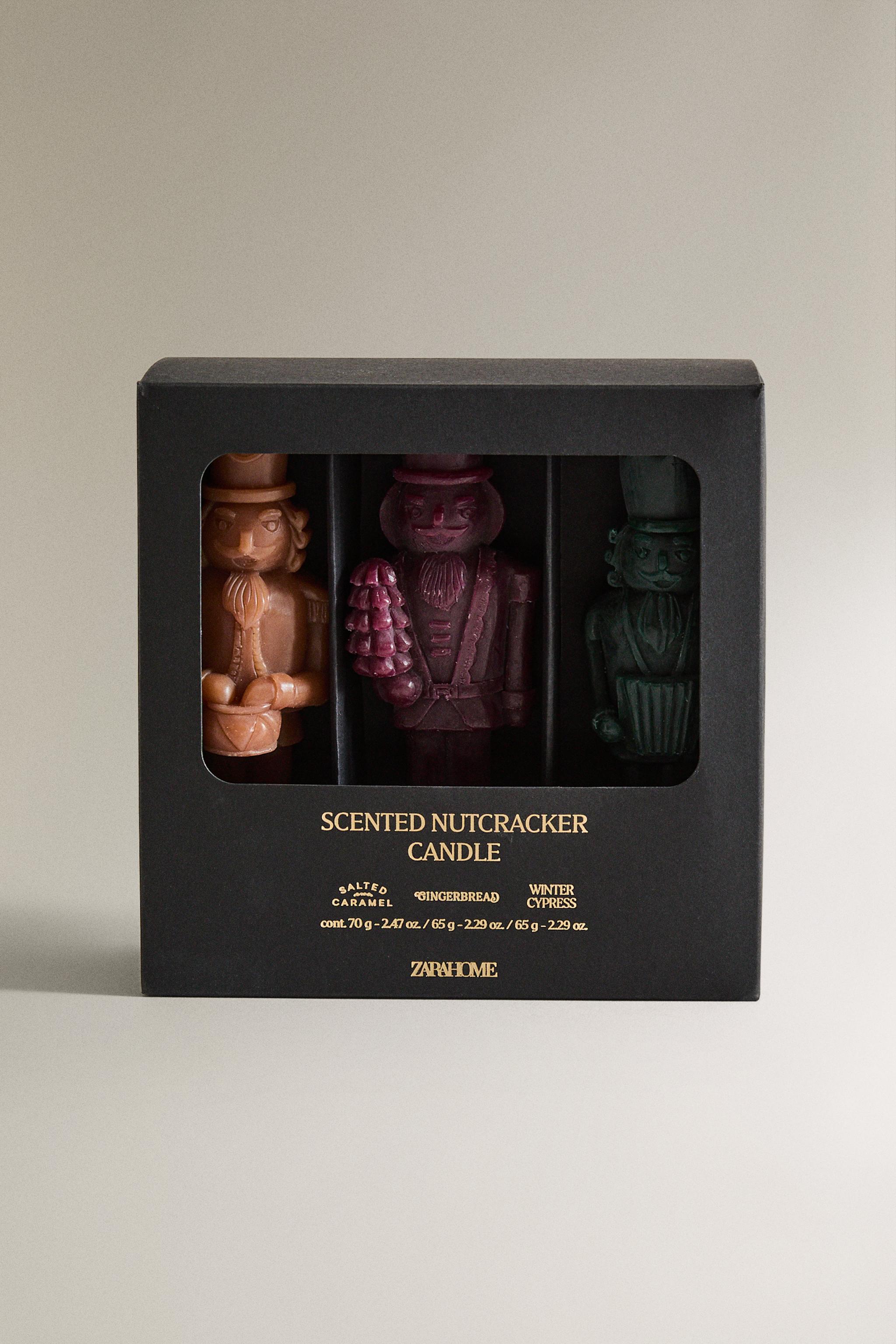 SET OF NUTCRACKER SCENTED CANDLES (SET OF 3)