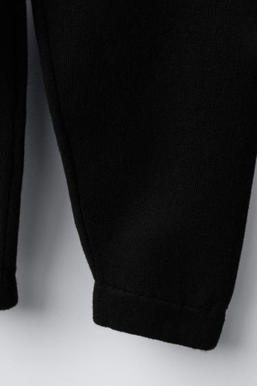 JOGGER KNIT TROUSERS - Black by Zara - Image 3