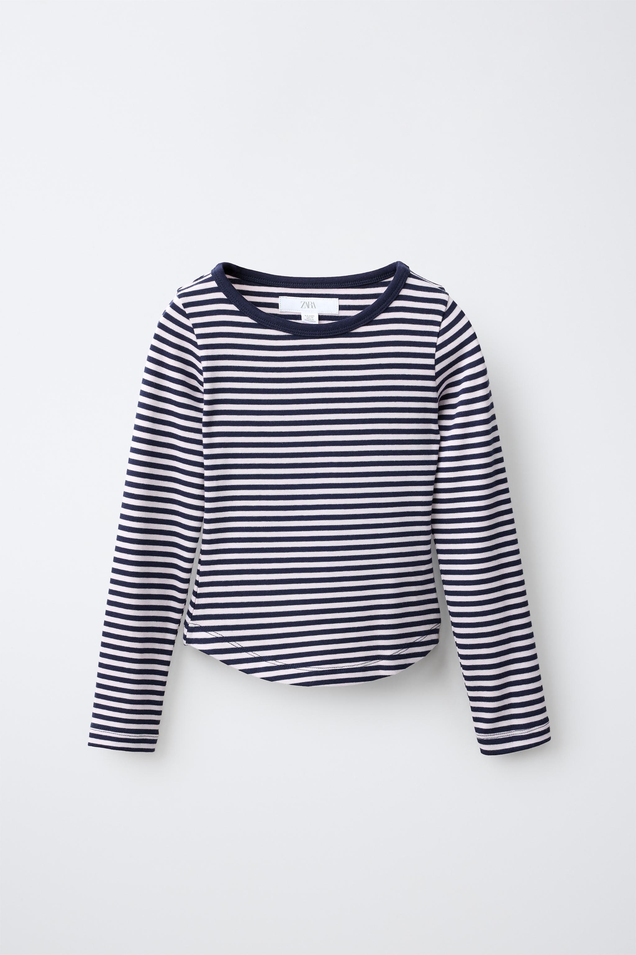 MODAL STRIPED T-SHIRT