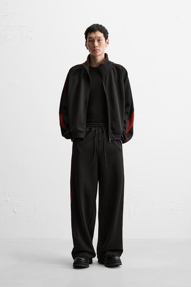 RETRO-FUSSBALLJACKE - Schwarz von Zara