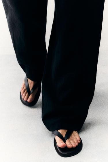 SANDALES À BRIDES - Bordeaux de Zara