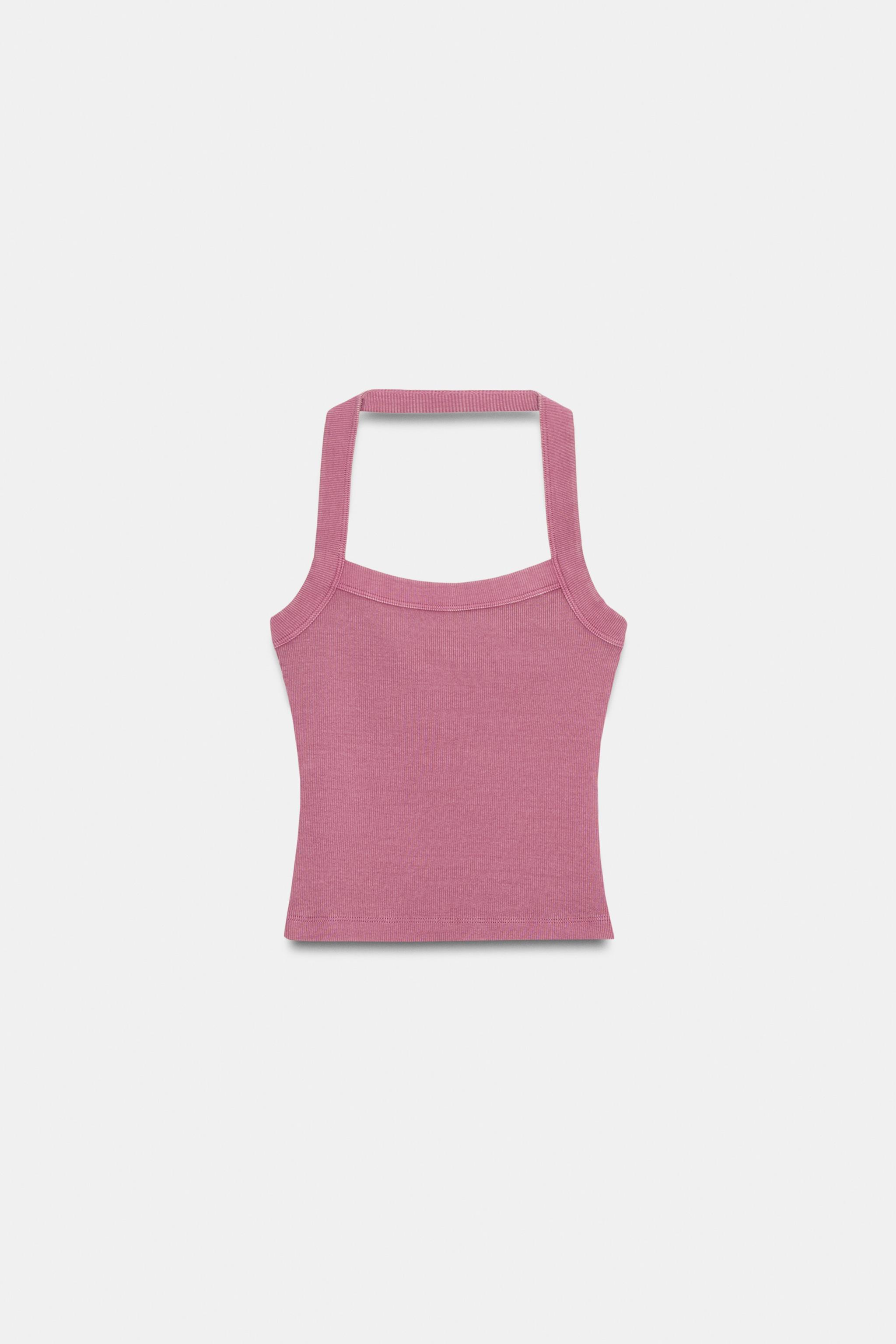 HALTER TOP - Grey | ZARA South Africa