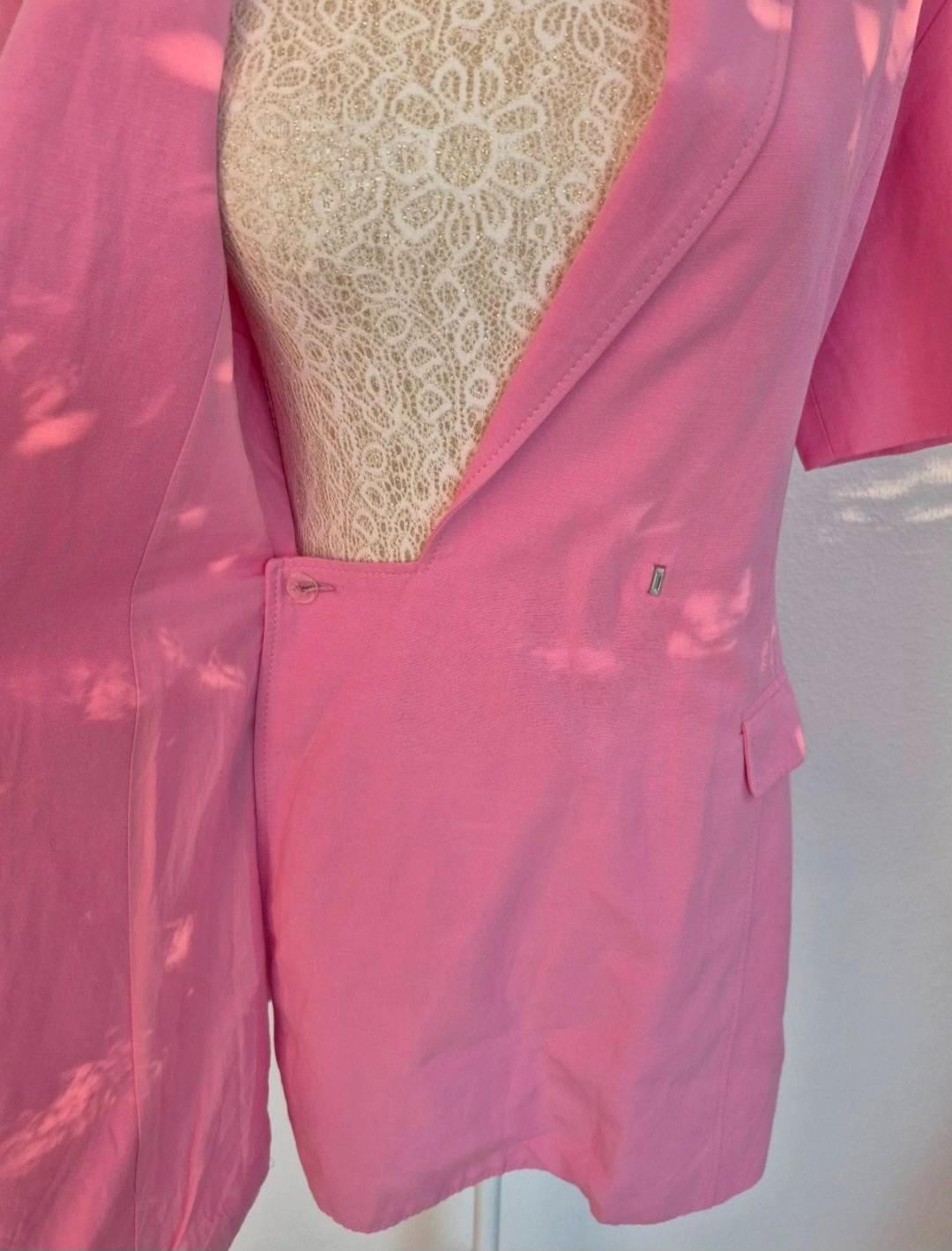 LINEN BLEND BLAZER DRESS - Image 3