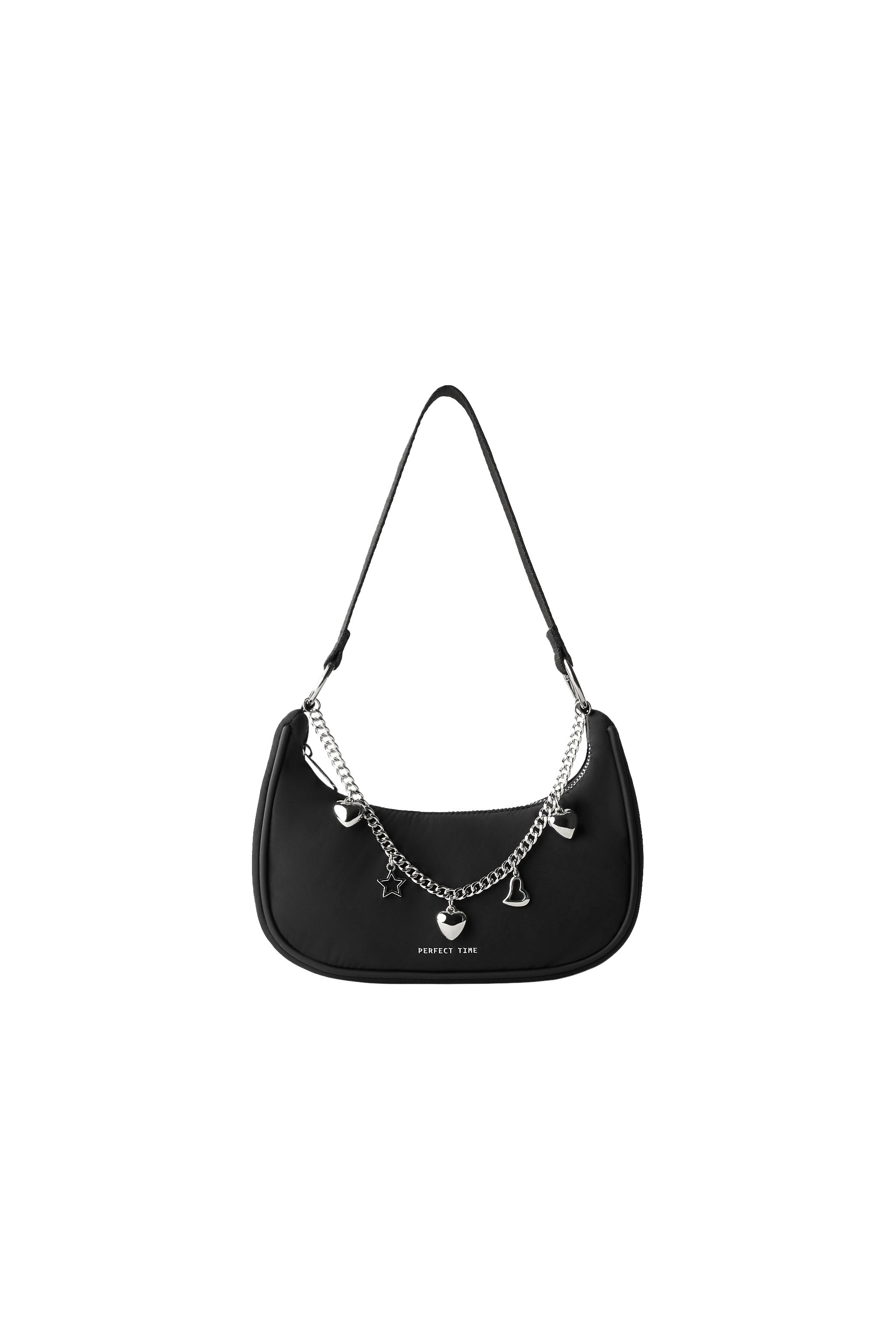 チャーム付きショルダーバッグ - ブラック | ZARA Japan / 日本
