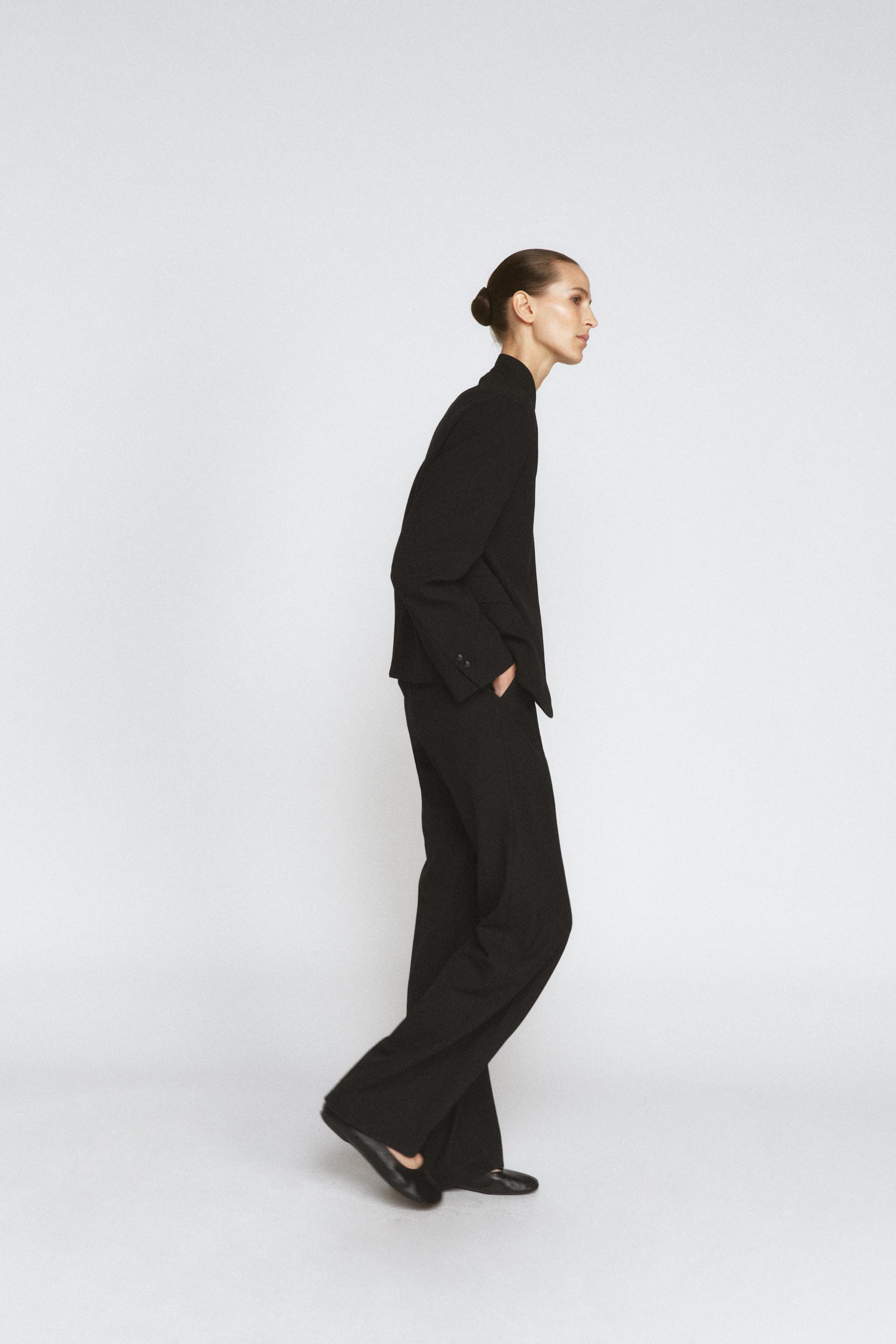 GENİŞ PAÇA YÜKSEK BEL PANTOLON ZW COLLECTION - Görsel 5