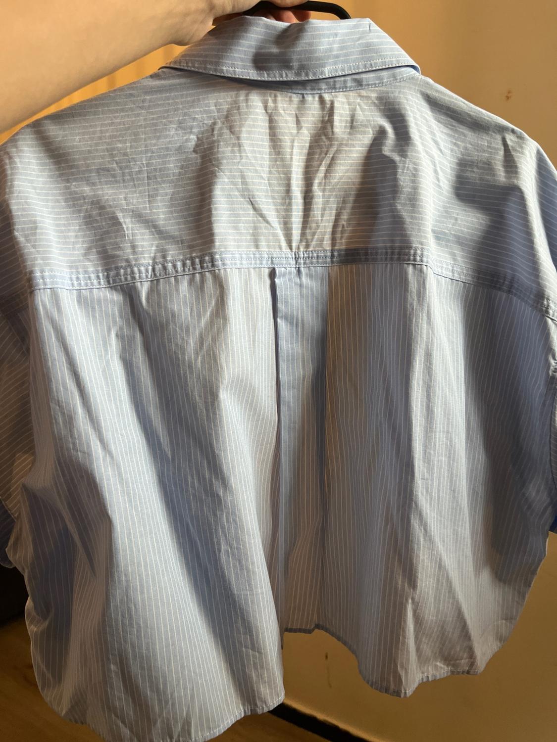 POPLIN CROP SHIRT - Image 2