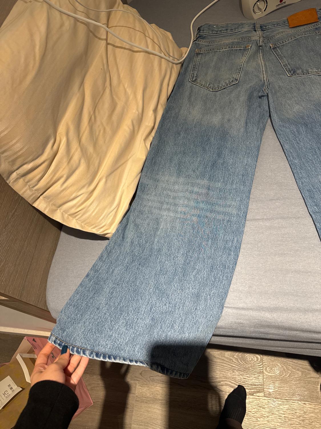 ZW COLLECTION WIDE LEG LOW-RISE JEANS - Image 3
