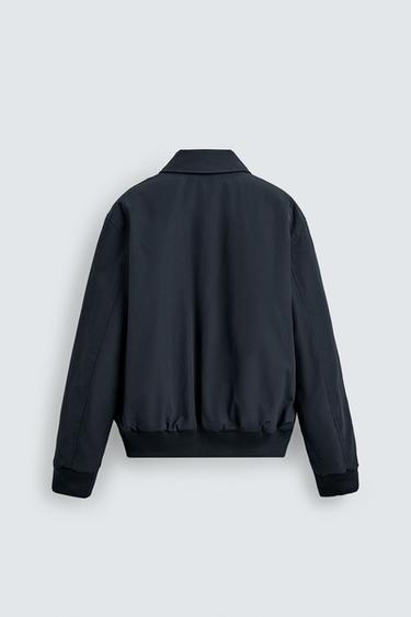 BLOUSON REMBOURRÉ DÉPERLANT - Bleu marine de Zara - Image 8